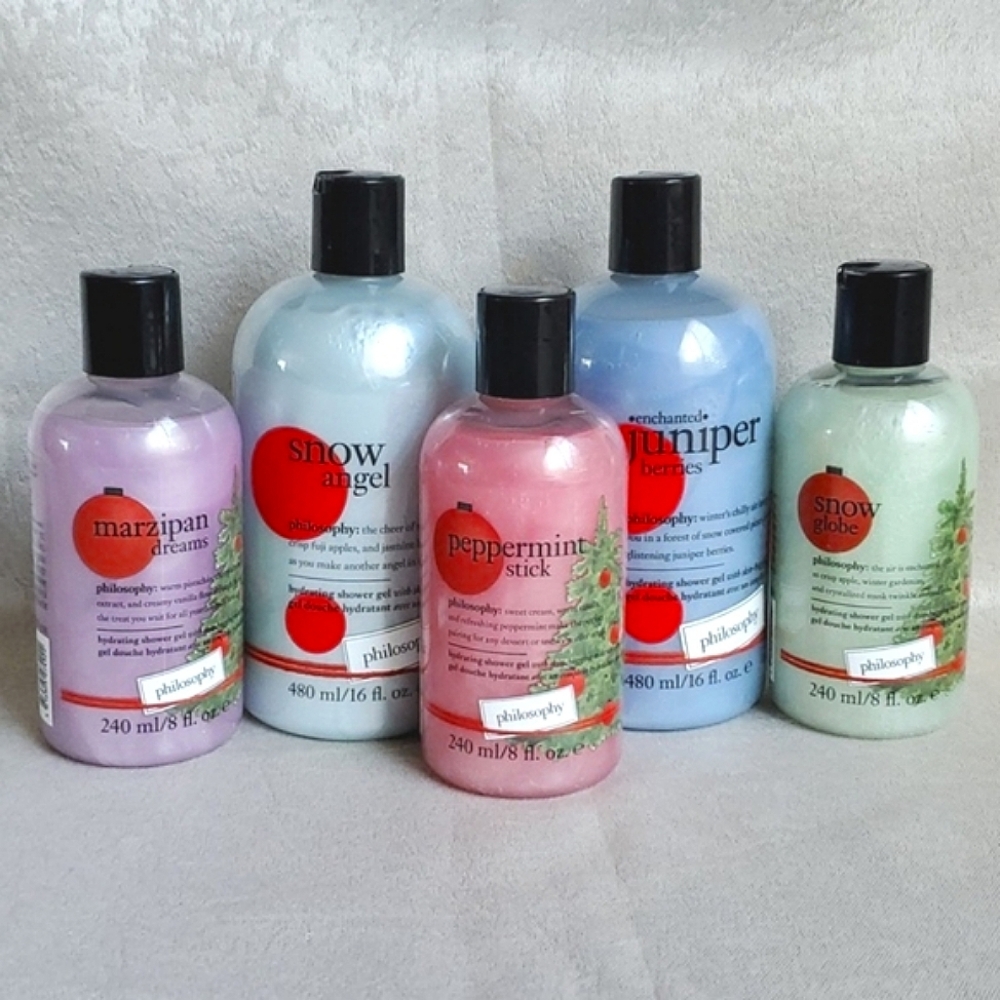 🆕️ PHILOSOPHY 5-Piece Hydrating Shower Gel Holiday Edition Assortment Set